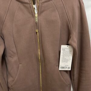 Brown Zip-Up Hoodie